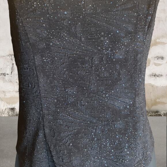 Alex Evenings NWT Mock Two-Piece Gown Blue Size 10 - Picture 5 of 7